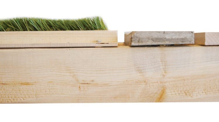 Grass • Wood • Concrete